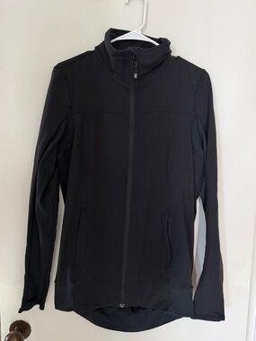 Lululemon Black Full-Zip Jacket Womens athleisure